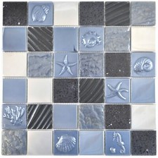 Küchenfliese Miroir Mosaïque Brique Noir Anthracite 88-2717_F 10 Surfaces