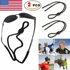 2 x Glasses Strap Neck Cord Sports Eyeglasses Band Sunglasses Rope String Holder
