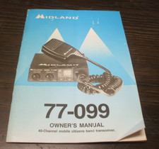 MIDLAND CB Model 77-099 Owner's Manual