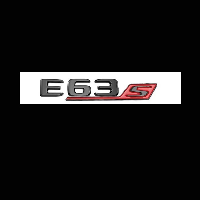 Gloss Black For Mercedes Benz E63s AMG Trunk Tailgate Decal Badge Emblem W213 - Image 3 of 3