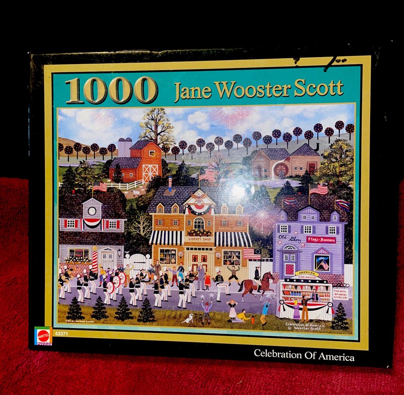 Jane Wooster Scott 1000 Piece Puzzle Celebration of America 2007