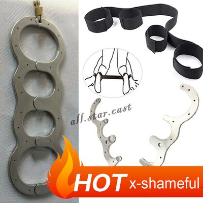 New Hand Ankle Cuffs Games Handcuffs Slaver Fetishs Tools Nylon/ Stainless Steel