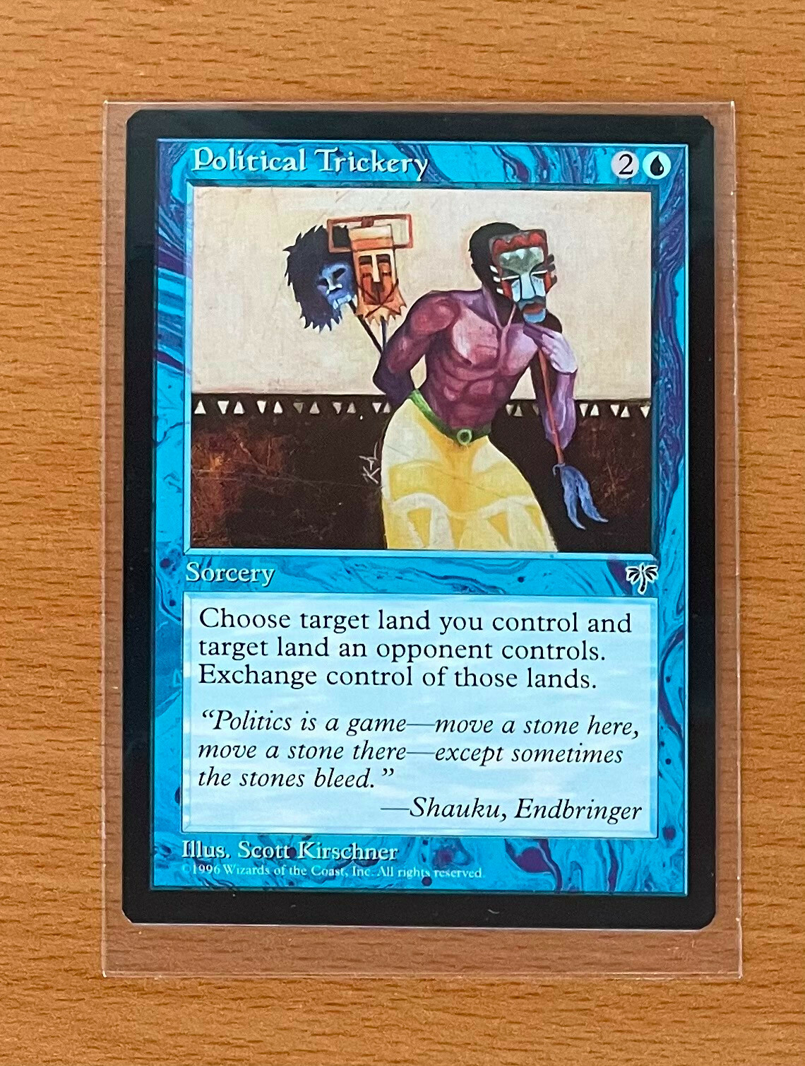 MTG - Magic: The Gathering - Mirage - Political Trickery - NM-M
