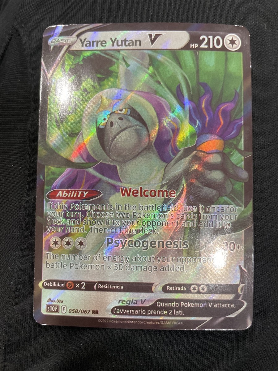 Pokemon Card Pokemon S [Space Juggler] 058/067 Yarre Yutan V