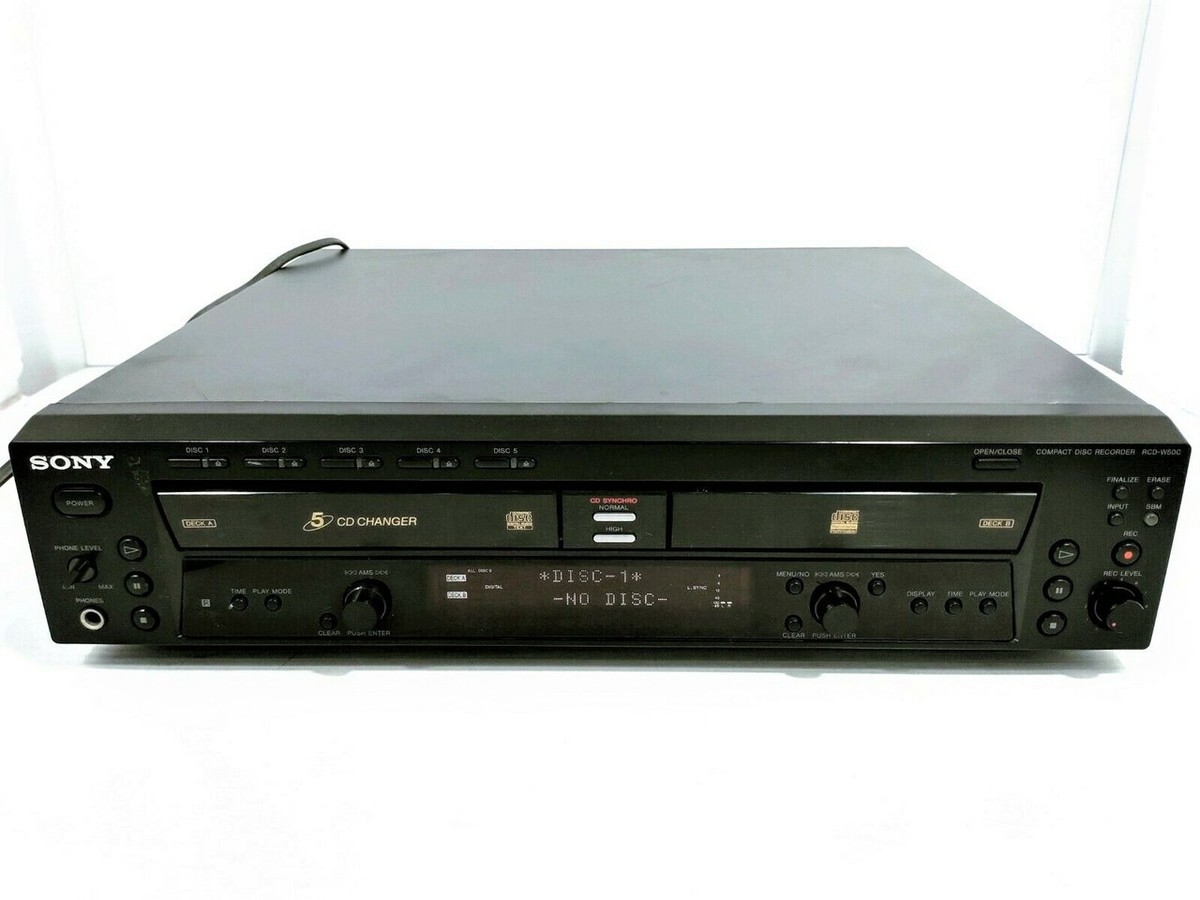 Sony RCD-W500C CD Changer and Recorder for sale online | eBay