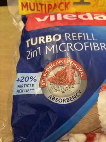 4023103198227 Spin Mop Refill Vileda Turbo 2in1 2 pc(s) VILEDA - Picture 3 of 10