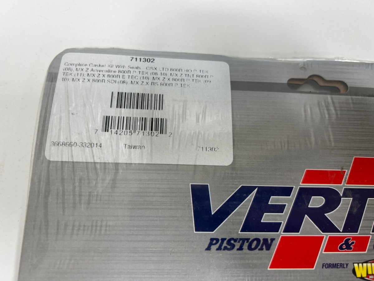 Vertex - 711302 - Complete Gasket Kit with Oil Seals for sale