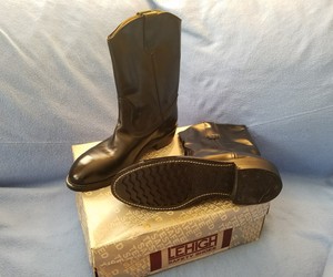 bota de segurança em couro