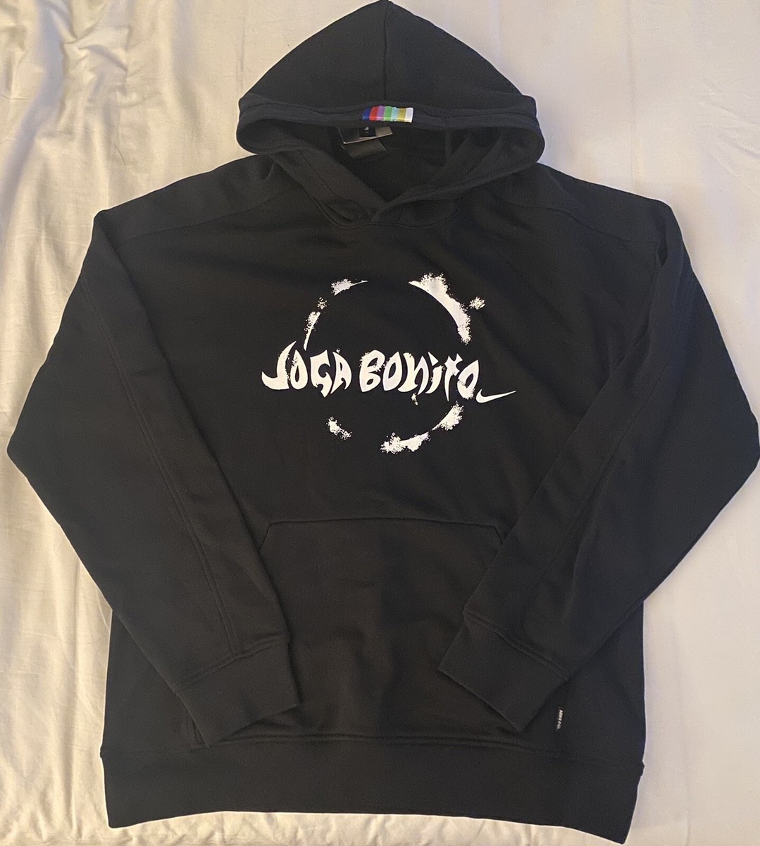 Nike FC Joga Bonito Pullover Soccer Hoodie Black CZ0995-010 Men's