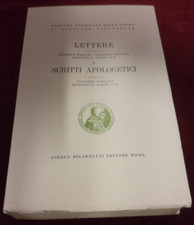 LETTERE E SCRITTI APOLOGETICI di Girolamo SAVONAROLA - Belardetti Roma 1984