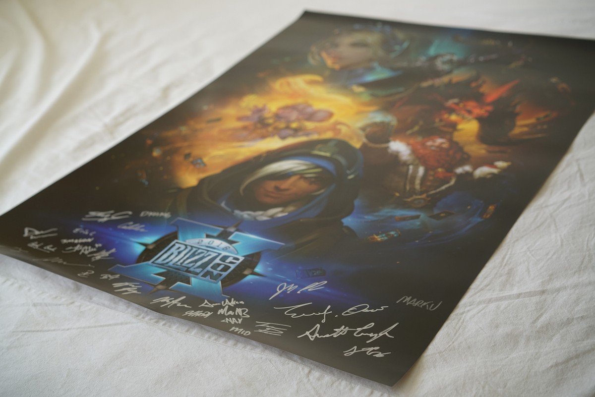 Blizzcon 2016 Exclusive Key Art Signed Poster | eBay