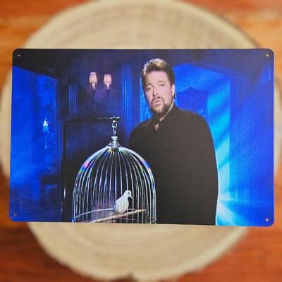   Blechschild Metallschild Series X-Factor Jonathan Frakes Beyond Belief