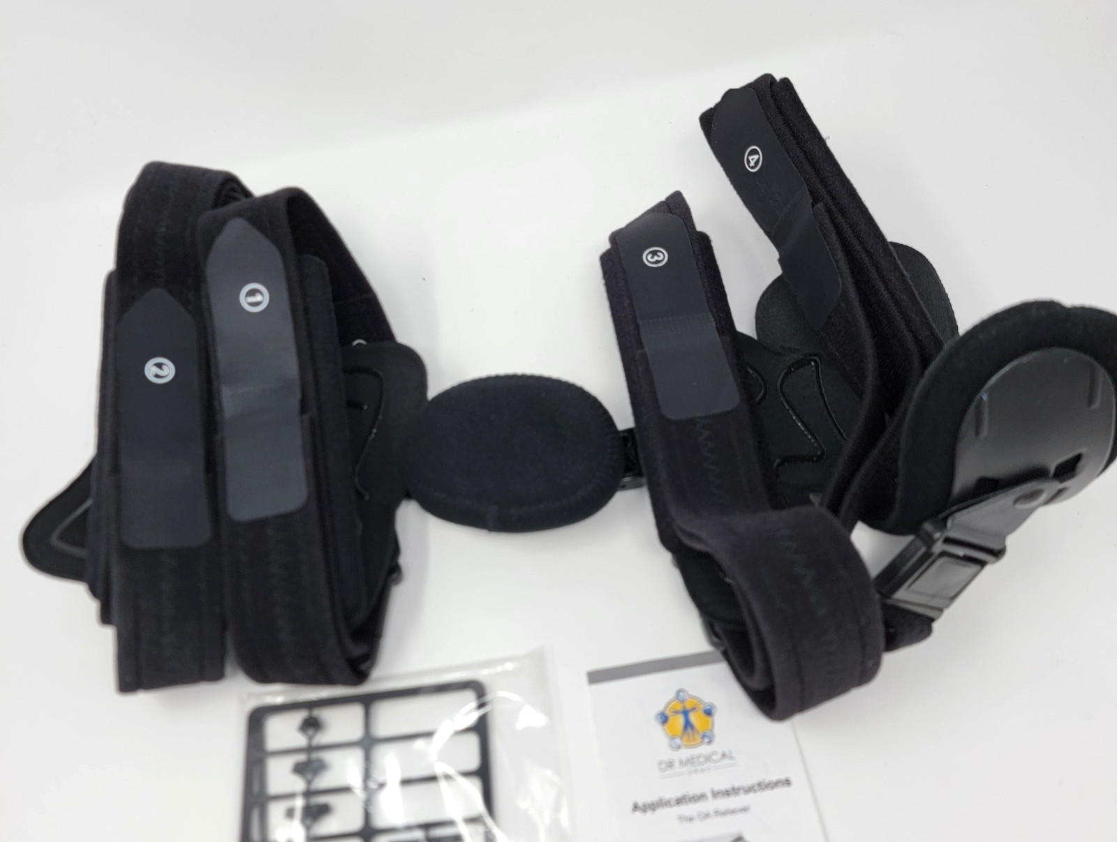 Dr Medical KB-138L The OA Reliever Universal Knee Brace Support Left Knee Black