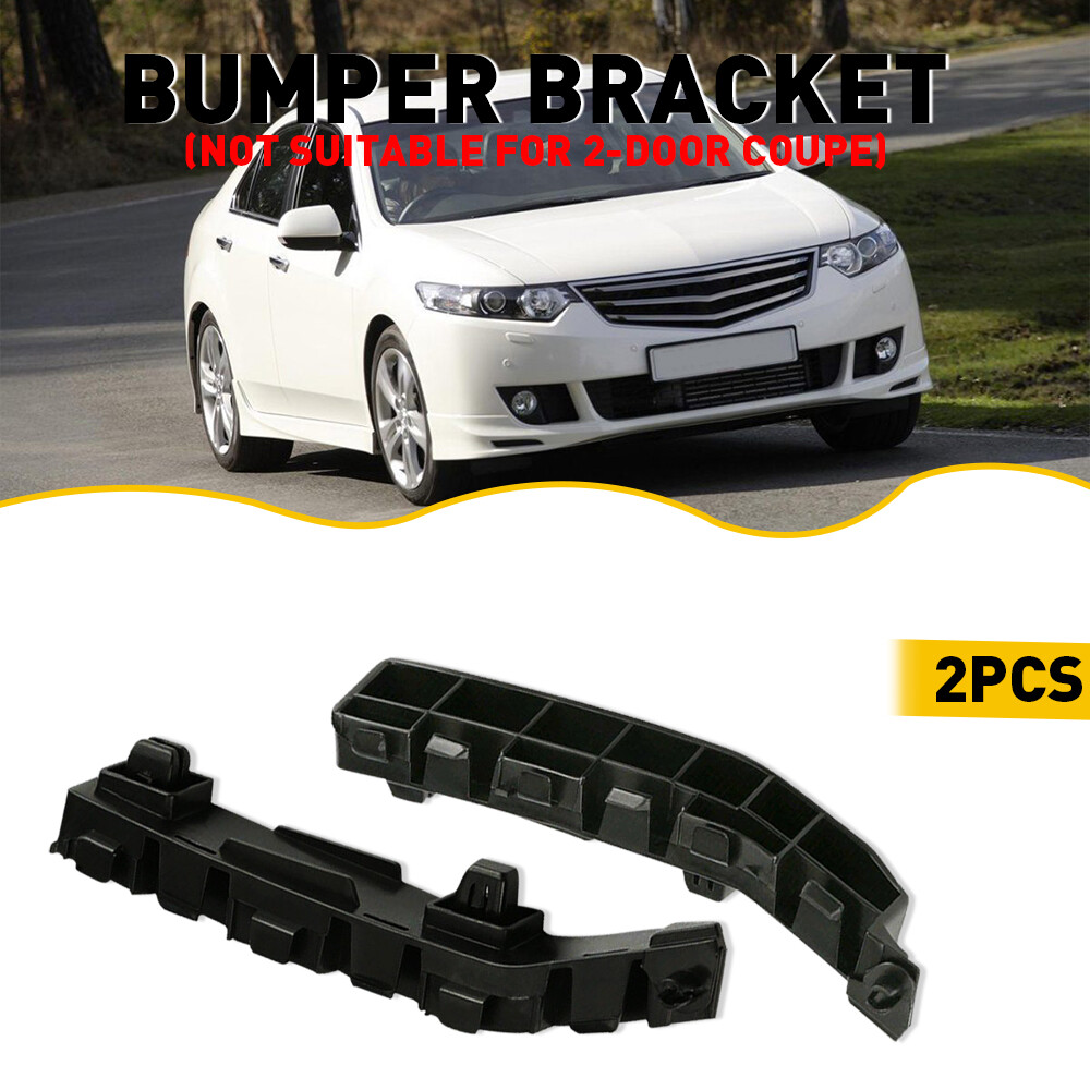 2008-2012 Honda Accord Sedan Headlight Bumper Bracket 2PC Front Beam Mount Support