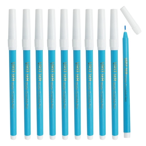 10pcs Water Erasable Pens Fabric Marking Pencil Grommet Ink Soluble Markers