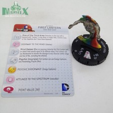 Heroclix War of Light set First Lantern 049 Super Rare figure w/card 