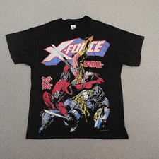 Super Fantasy CABLE X DEADPOOL Tshirt Mens XL (23x30) Jungle Double Sided Print