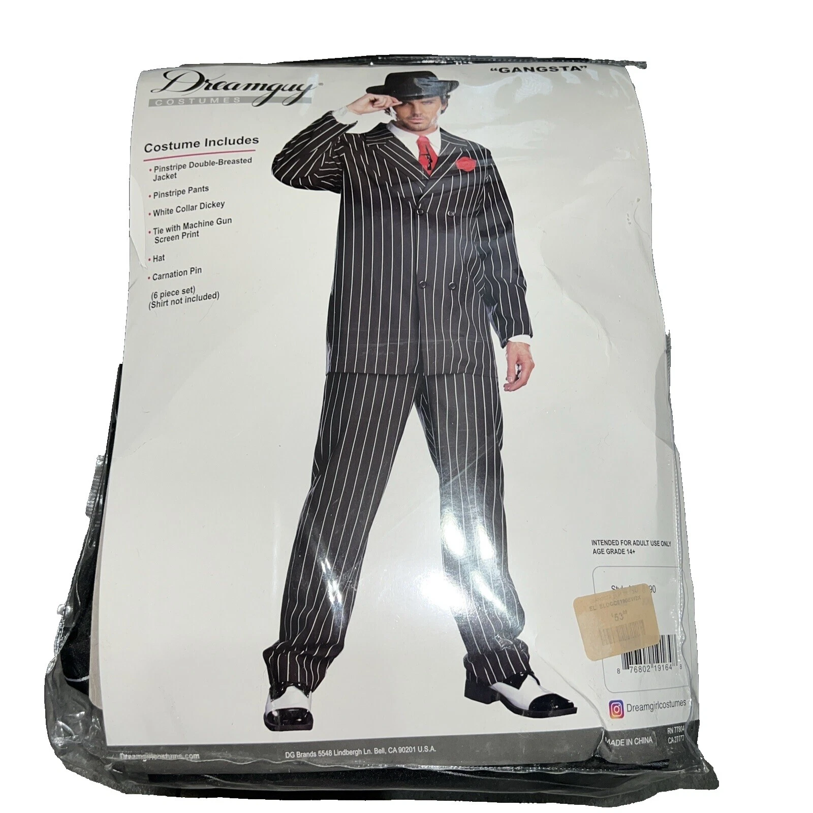 Traje de Poliéster Dreamgirl Fantasias Para Homens