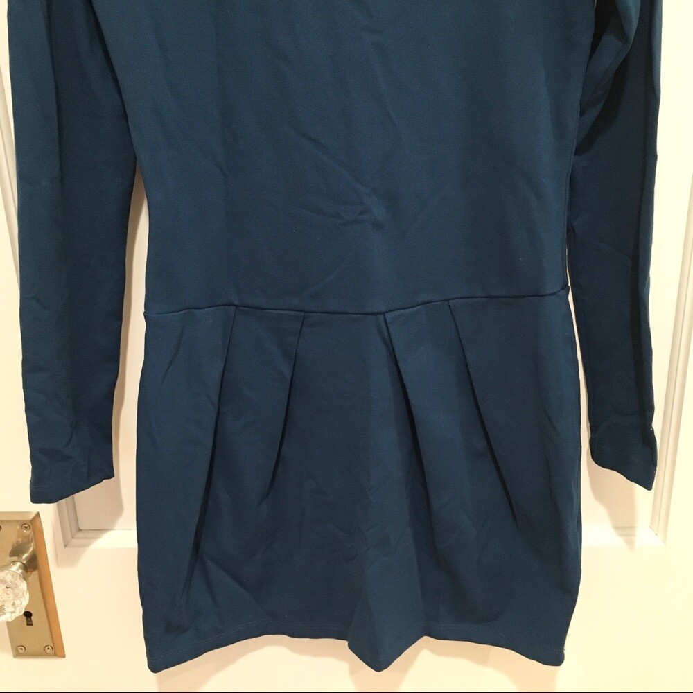 Susana Monaco Pixie Mini Dress Pine Forest Green … - image 5