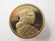 2001 S Native American Sacagawea Proof Dollar - FREE SHIPPING!