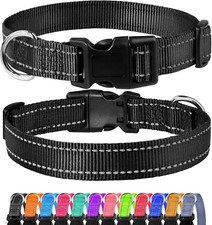 Reflective Dog Collar Sturdy Nylon Collars for Small Girl and Boy Dogs Adjust . 
