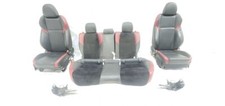 2015 2016 2017 Subaru Wrx Oem Set Of 3 Sti Leather Suede Seats Electric