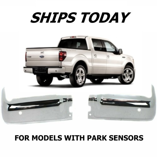 Bumpers & Parts For Ford F-150 Pair Of Primed Steel Rear Bumper End Caps For 2009-2014 Ford F-150 – Left & Right Rear Bumper End Caps Primed Steel