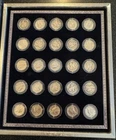 Danbury Mint Mercury Silver Dimes Collection Book ( 25 Dimes 1916-45 )