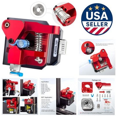 Nema 17 Stepper Motor with Upgraded Dual Gear Extruder for Ender 3 Printers