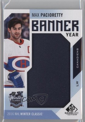 2016 SP Game Used Edition Banner Year Winter Classic Max Pacioretty #BWC-MP 8ou