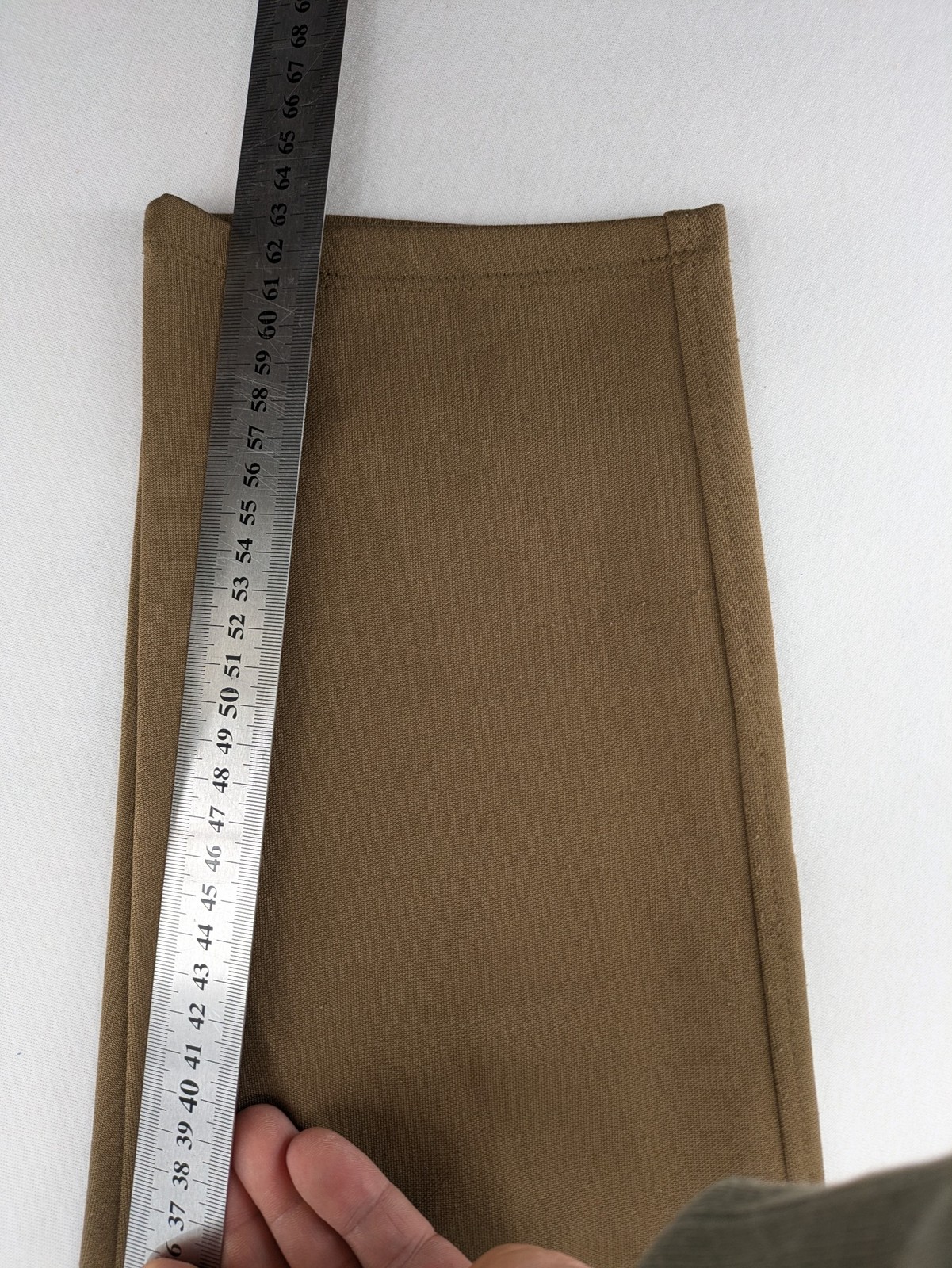 Zara Damen Hose Pants M Braun Gummibund Pull On Freizeit Jogger image 5