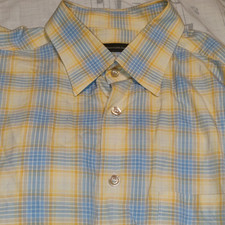 Ermenegildo Zegna Men s XL Blue Yellow White ...