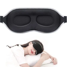 Luxury Sleep Mask for Back and Side Sleeper, Completely Block Out Light Sleeping