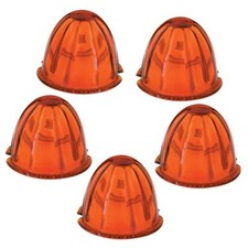 A92509 3.5 inches Watermelon Glass Lens, Set of 5 Dark Amber