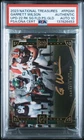 2023 National Treasures Garrett Wilson Field Pass Gold Auto /25 PSA Authentic