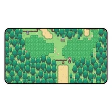 Vintage Game Landscape Desk Mat, Gamer Desk Accessory Mouse Pad
