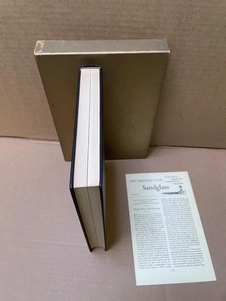 Heritage Press Notes from Underground & The Gambler Fyodor Dostoevsky Sandglass Foto 3 de 4