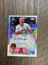 2023 Topps Chrome Update Series - Autographs Logan O'Hoppe RC #AC-LOH Ref /499