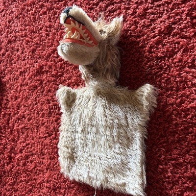 Dresdner Künstlerpuppe Handpuppe Wolf Fa. Expertic ? DDR selten Rotkäppchen
