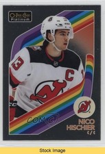 2023-24 O-Pee-Chee Platinum Retro Nico Hischier #R-32 READ a2p