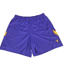 Nike Kobe Bryant Dri-FIT Basketball Shorts Kids XL Purple Gold HJ1005-547 NEW