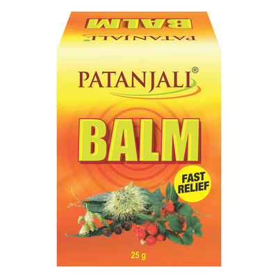 Patanjali Fast Relief Balm For Cold Headache 25G Pack Of 3