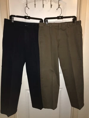 Dockers Mens Chino Pants Lot of 2 Brown Navy Blue Size 36x29 Stain Defender - Image 1 of 4