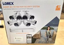 Lorex 4K Ultra HD 8-Channel 2TB Fusion NVR Security System 8 x 8MP Bullet Camera