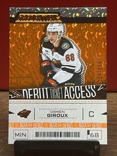 2023-24 Credentials Debut Ticket Access Orange #107 Damien Giroux 136/249