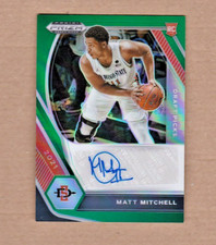 MATT MITCHELL #DP-MM1 RC ROOKIE SIGNED AUTO 2021 PANINI DRAFT PICKS