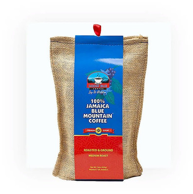 RIDDIM BLUE MOUNTAIN COFFEE - GROUND (16 Oz) JAMAICA 