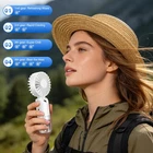 Portable Handheld Misting Mini Water Spray Fan USB Rechargeable 3 Speeds USA
