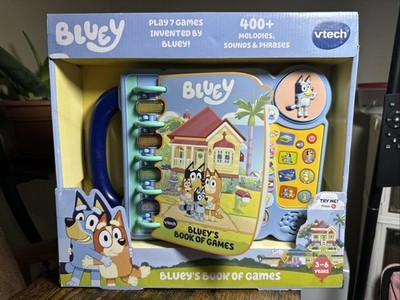 NEW VTech Bluey's Book of Games: Interactive Learning & Play for Kids 3-6