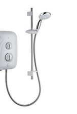 Mira Nectar / Sport 53cm Riser Rail & Shower Head Hold - White